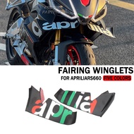 Motorcycle 5 colors Winglet Aerodynamic Wing Kit Spoiler Accessories For Aprilia RS660 RS 660 rs660