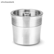 [shnzbaodanb] ICafilas Stainless Steel Reusable Illy Coffee Filter Tamper Set Refillable Capsules Po
