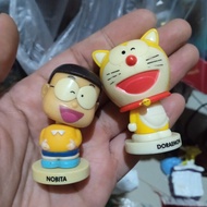 hokben toys doraemon and nobita booble head