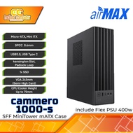 CASING AIRMAX Cammero 1000-S - SFF MiniTower mATX Case (includes Flex PSU 400w)