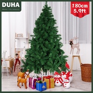 【Ready Stock】 180cm/6ft Artificial Christmas Tree with Metal Stand for Home Office Living Room Xmas christmas decoration