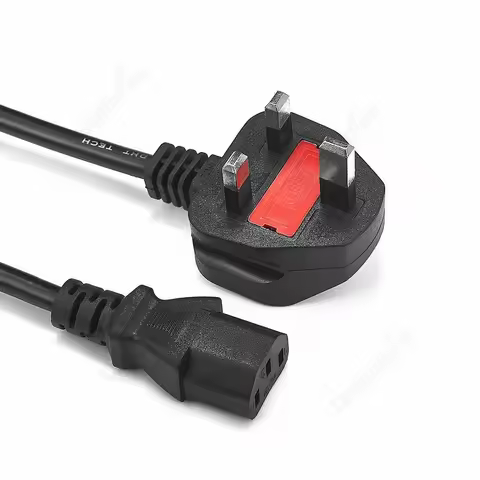 PC Power Extension Cord UK Plug IEC C5 C13 Power Supply Cable For Printer Radio Computer Sony PS4 Xb