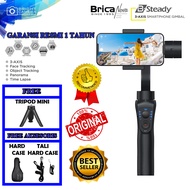 TERMURAH Brica BSteady 3 Axis Gimbal Smarphone Gimbal Stabillizer HP Gimbal Brica - Black - Bonus Tr