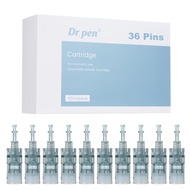 Dr. Pen Ultima M8/M7S Cartridges 36 Pins - Pack of 10 for Large Area Daily Skin Care, Fits Dr. Pen U