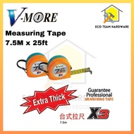V-More Measuring Tape 7.5M/25ft X3