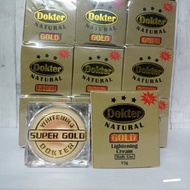 [CREAM 15gr] Doctor Natural Gold Lightening Cream BPOM INDONESIA