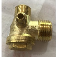 VALVE T COMPRESSOR SPARE PARTS COMPRESSOR VALVE T BRASS