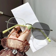 (-0~-500) Photochromic Myopia glasses, color changing anti blue light myopia glasses, male and femal