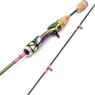 Slow Lure Fishing Rod, Solid Tip Bait Rod, Bait Weight 3-7g Carbon Colorful Rod Bass Fishing Trout R