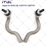 IYUL A Pair Front Axle Outer Steering Tie Rod Ends Ball Joint For Jaguar XJ XJL X351 C2D7779 C2D7778