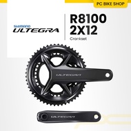 Shimano Ultegra IFC-R8100 2x12 Speed Crankset R8100 Crank Road Bike 12 Speed 12sp