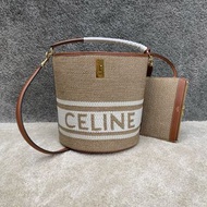 順豐包郵 💯全新  Celine teen bucket 16編織水桶包