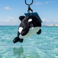 Cute Orca Whale stuffed keychain