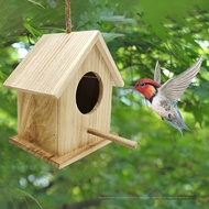 Bird Cage Nest Box Hanging Wooden Bird House for Budgie Eggs