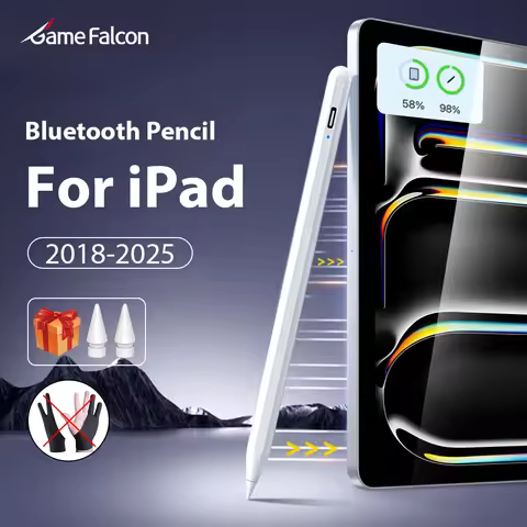 For Apple Pencil For iPad A16 10 9 9th 10th Gen Pro 11th 13 M5 M4 12.9 Bluetooth Stylus Pen Air 11 5