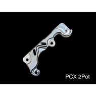 CALIPER BRACKER 2POT ALLOY FOR PCX