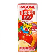Kagome Kagome Organic Vegetable Fruit Juice Drink Healthy Breakfast Beverage 200ml 24 Boxes Life Mix