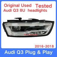 Audi Q3 headlight q3 8U LED HeadLamp Left Right Tested Plug & Play Original Used 2016-2018
