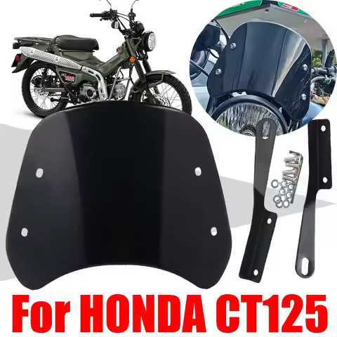 For HONDA CT125 CT 125 Trail Trail125 Hunter CT150 Accessories Retro Windscreen Windshield Wind Scre