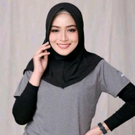 Hijab Instan Sport Slim Pet Kecil Antem Hyget Premium Kerudung Nyaman Panjang Sporty Standar Muslim