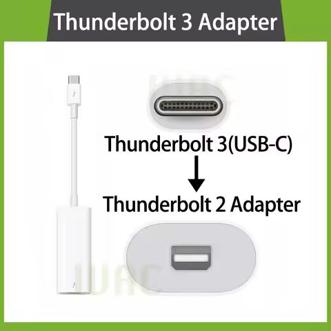 Thunderbolt 3 USB-C to Thunderbolt 2 Adapter Converter Cable A1790 MMEL2AM/A for Apple Macbook Pro A