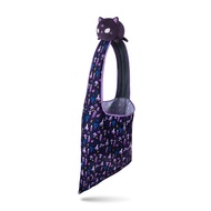TeeTurtle - Plushie Tote Bag - Witchy Cat - from The Creators of The Original Reversible Octopus Plu