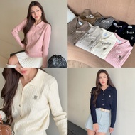 Memade.polo Shirt Polo Cardigan Cardi Sweater Knitwear Woman