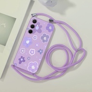 Softcase Strap Lanyard Camera Protect | CT09 | For Samsung A12 M12 A22 M32 A32 S24 ULTRA A72 A51 S23