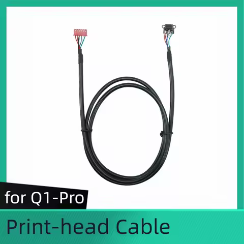 Extruder Cable for QIDI for Plus4 6pin Print-head Cable for QIDI Tech Q1-Pro 3D Printer Accessories