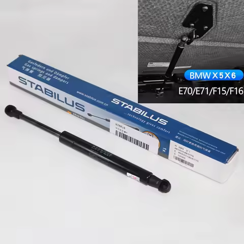 Original rear luggage compartment cover support rod. spare tire cover gas spring support for BMW X5 