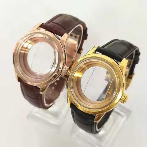 39.5mm Round Shaped Watch Case Fit 31mm Dial For Grand Seiko Elegance NH35/34/34/4R Automatic Moveme