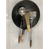 34cm Restaurant Non-Stick Steel Pan