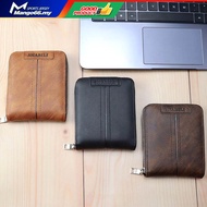 Classic Wallet 2024 Men's Wallet [Zipper Wallet] Multifunctional/Brown Wallet