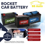 ROCKET Car Battery By 88 Auto Garage | DIN EFB AGM Car Lorry Van|