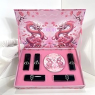 Personalized Retro Style Special/85 Peach Blossom Dragon Lipstick Sample 5-Piece Set Blue Gold Style