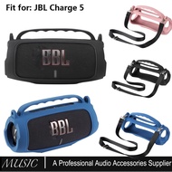 Silicone Cover Case for JBL Charge 5 Portable Bluetooth Speaker, Protective Skin Holder for JBL Char