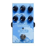 M-VAVE Mini Universe Digital Reverb Pedal V2 Version 9 Reverb Effects Room/Shimmer/Lofi/Spring Reveb