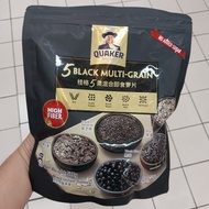 Quaker Oat Oatmeal Mixed Instant Oatmeal 5 Black Multi Grain Pek Warna Hitam 518g