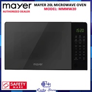 (BULKY) MAYER MMMW20 20L MICROWAVE OVEN, LED DISPLAY PANEL, 6 PRESENT MENUS, 1100W, 1 YEAR WARRANTY