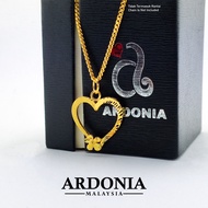 ARDONIA Heart Pendant / Loket Emas 375 (9K Gold / 375 Gold)