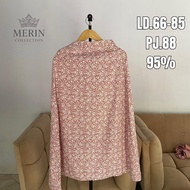 PRELOVED Rok Bunga Triset Bahan Oke Fashion Wanita