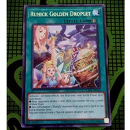 [ Do Lac Shop ] Yugioh Spell Runick Golden Droplet Card (R) CR01-AE160
