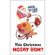 Ameba singlish christmas cards