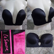 Bra Women's Medium Foam Padding With LASENZA Frame 36DD Black