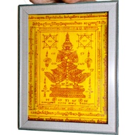 🖼️ Framed Divine Blessings: Thai Phayant or Hindu Wealth God (泰國布符或印度財神)