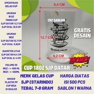 Screen printing of oval and flat plastic cups 16oz 18oz, thickness 8-9 grams, contents 500 pcs