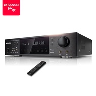 Sansui DM-20A Home Theater Power Amplifier Audio Speaker 5.1 Channel Amplifier High Power Support Bluetooth/Usb Black Ultimate Edition