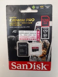 SanDisk Extreme PRO 128GB micro SDXC UHS-I 記憶卡