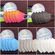 50 Pieces 6D YOKI 5-Layer Antibacterial Mask, Beautiful Form Dust Filter (1 Bag of 10)