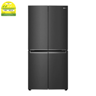 [bulky] LG GF-B4532MC 464L 4 DOOR FRIDGE COLOUR: MATT BLACK ENERGY LABEL: 2 TICKS 2 YEARS WARRANTY BY LG